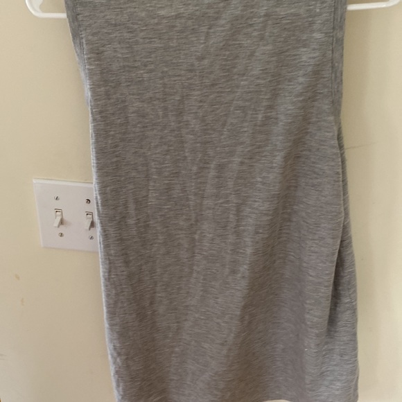 NWOT Llbean cotton blend tank in Grey Heather - Picture 3 of 5